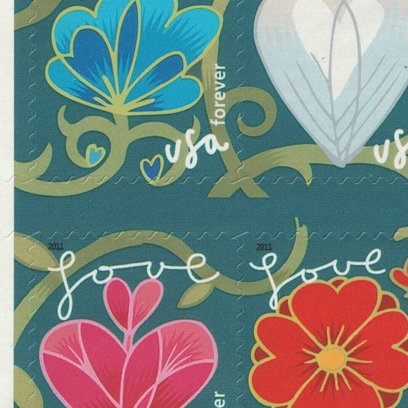 US  GARDEN OF LOVE (2011) - Sheet of 20   MNH Floral - Picture 5 of 5